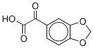 α-Oxo-1,3-benzodioxole-5-acetic Acid Struktur