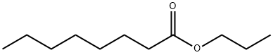 PROPYL CAPRYLATE Struktur