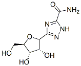 3-ribofuranosyl-1,2,4-triazole-5-carboxamide Struktur