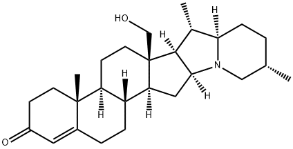 18-Hydroxysolanid-4-en-3-one Struktur