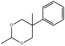 2,5-Dimethyl-5-phenyl-1,3-dioxane Struktur