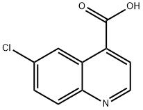 6-CHLORO-QUINOLINE-4-CARBOXYLIC ACID Struktur