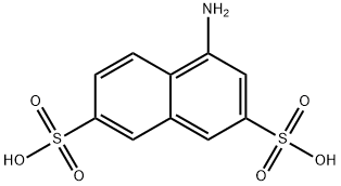 1-Naphthylamine-3,6-Disulfonic Acid Struktur