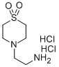 4-THIOMORPHOLINEETHYLAMINE 1,1-DIOXIDE DIHYDROCHLORIDE Struktur