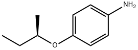 Benzenamine, 4-[(1R)-1-methylpropoxy]- (9CI) Struktur