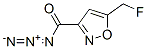 3-Isoxazolecarbonyl  azide,  5-(fluoromethyl)- Struktur