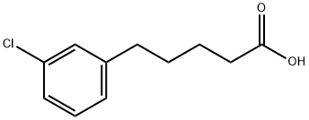 5-(3-chlorophenyl)pentanoic acid Struktur