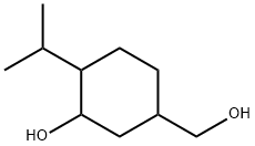 Cyclohexanemethanol, 3-hydroxy-4-(1-methylethyl)- (9CI) Struktur