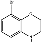 8-Bromo-3,4-dihydro-2H-benzo[1,4]oxazine Struktur