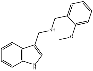 (1 H-INDOL-3-YLMETHYL)-(2-METHOXY-BENZYL)-AMINE Struktur