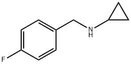 Benzenemethanamine, N-cyclopropyl-4-fluoro- (9CI) Struktur