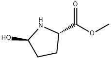 L-Proline, 5-hydroxy-, methyl ester, (5R)- (9CI) Struktur