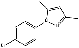 1-(4-Bromophenyl)-3,5-dimethyl-1H-pyrazole 97% Struktur