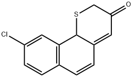 9-chloronaphtho[1,2-b]thiophen-3(2H)-one Struktur