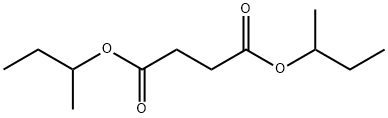 Butanedioic acid bis(1-methylpropyl) ester Struktur