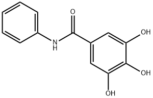 3,4,5-trihydroxybenzanilide Struktur