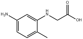 N-(2-methyl-5-aminophenyl)glycine Struktur