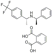 (R)-1-苯基-N - ((R)-1-(4-(三氟甲基)苯基)乙基)鄰苯二甲酸乙胺, 626244-13-1, 結構式