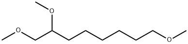 1,2,8-Trimethoxyoctane Struktur