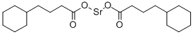 STRONTIUM CYCLOHEXANEBUTYRATE Struktur