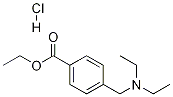 Benzoic acid, 4-[(diethylaMino)Methyl]-, ethyl ester, hydrochloride Struktur