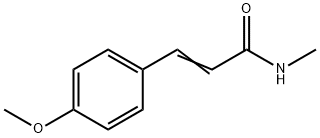 (E)-3-(4-methoxyphenyl)-N-methyl-prop-2-enamide Struktur