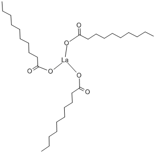 LANTHANUM DECANOATE Struktur