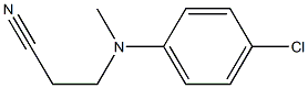 3-(4-CHLORO-BENZYLAMINO)-PROPIONITRILE Struktur