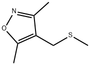 Isoxazole, 3,5-dimethyl-4-[(methylthio)methyl]- (9CI) Struktur