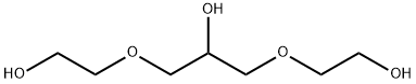 1,3-bis(2-hydroxyethoxy)propan-2-ol Struktur