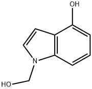 1H-Indole-1-methanol,4-hydroxy-(9CI) Struktur