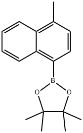 4,4,5,5-Tetramethyl-2-(4-methylnaphthalen-1-yl)-1,3,2-dioxaborolane Struktur