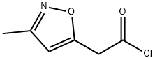 5-Isoxazoleacetylchloride,3-methyl-(9CI) Struktur