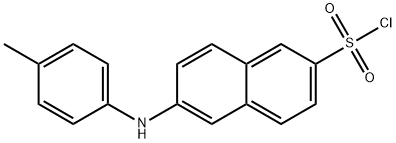 6-(P-TOLUIDINO)NAPHTHALENE-2-SULFONYL Struktur