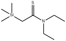 Ethanethioamide,  N,N-diethyl-2-(trimethylsilyl)- Struktur