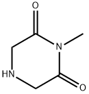 2,6-Piperazinedione, 1-methyl- Struktur