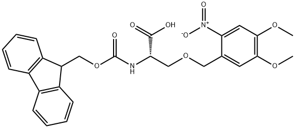 N-Fmoc DMNB-L-serine Struktur