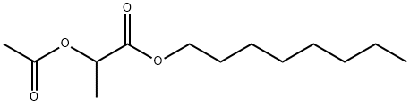 octyl 2-acetyloxypropanoate Struktur