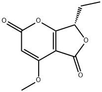 2H-Furo[3,4-b]pyran-2,5(7H)-dione,7-ethyl-4-methoxy-,(7S)-(9CI) Struktur