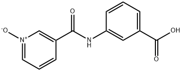 3-[(3-Carboxyphenyl)carbamoyl]pyridine 1-oxide Struktur