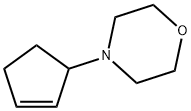 Morpholine,  4-(2-cyclopenten-1-yl)- Struktur