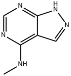 1H-Pyrazolo[3,4-d]pyrimidin-4-amine, N-methyl- (9CI) Struktur