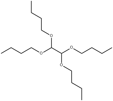 Glyoxal bis(dibutyl acetal) Struktur