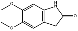 5,6-DIMETHOXY-1,3-DIHYDRO-INDOL-2-ONE Struktur