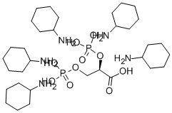 2,3-DIPHOSPHOGLYCERIC ACID, PENTACYCLOHEXYLAMMONIUM SALT Struktur