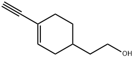 3-Cyclohexene-1-ethanol, 4-ethynyl- (9CI) Struktur