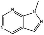 1H-Pyrazolo[3,4-d]pyrimidine, 1-methyl- (6CI,8CI,9CI) Struktur