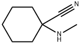 1-(methylamino)-cyclohexanecarbonitril Struktur