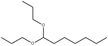 HEPTANALDIPROPYLACETAL Struktur