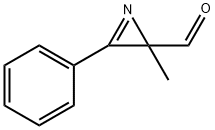 2H-Azirine-2-carboxaldehyde, 2-methyl-3-phenyl- (9CI) Struktur